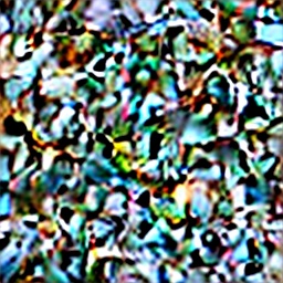 pure Gaussian noise (sampling start)