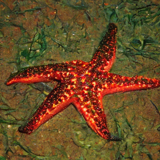 TEM sample, ImageNet 512&times;512: starfish