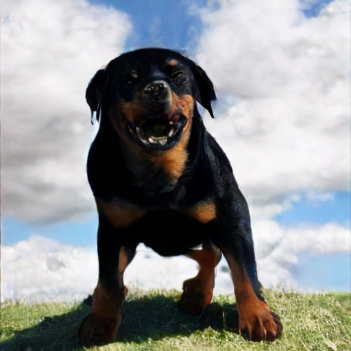 TEM sample, ImageNet 512&times;512: Rottweiler